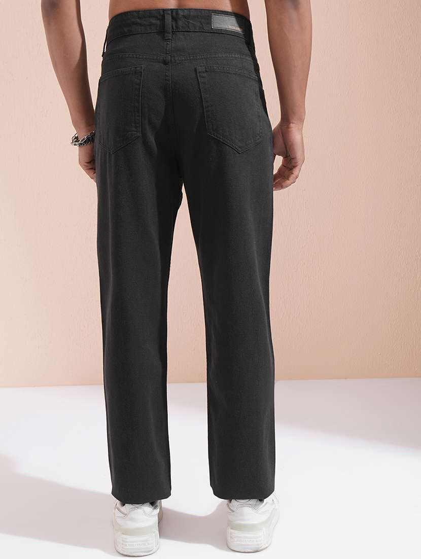 men black cotton jean - 22462855 -  Standard Image - 4