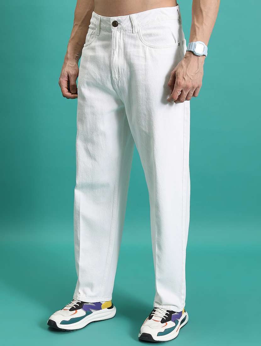 men white cotton jean - 22462870 -  Standard Image - 1