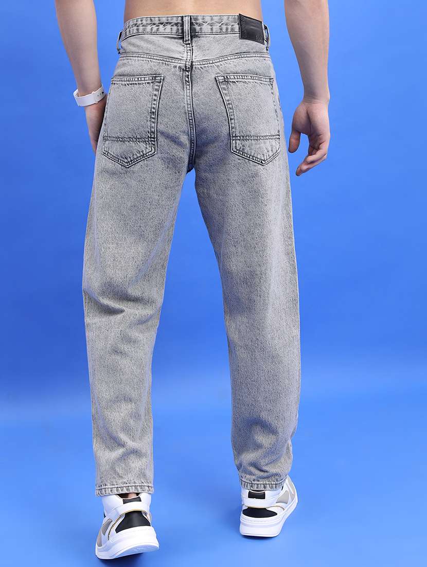 men grey cotton jean - 22462872 -  Standard Image - 4