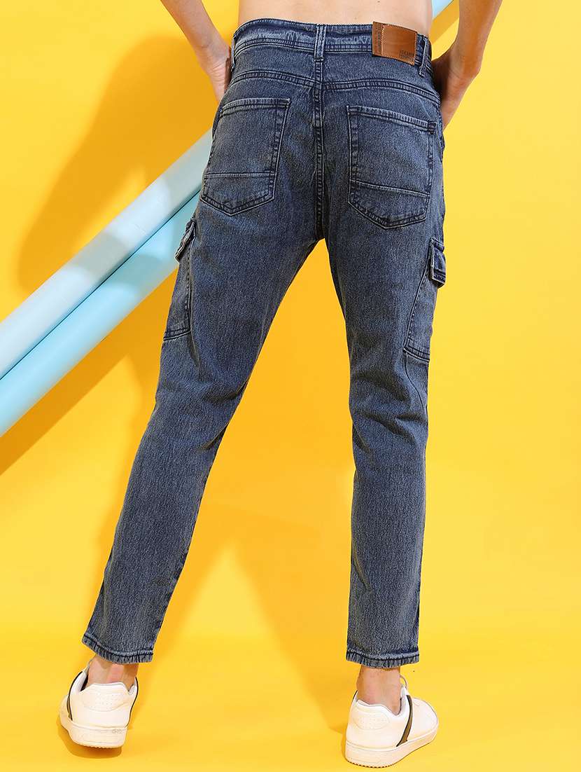 Men Blue Cotton Jean - 22462919 -  Standard Image - 4