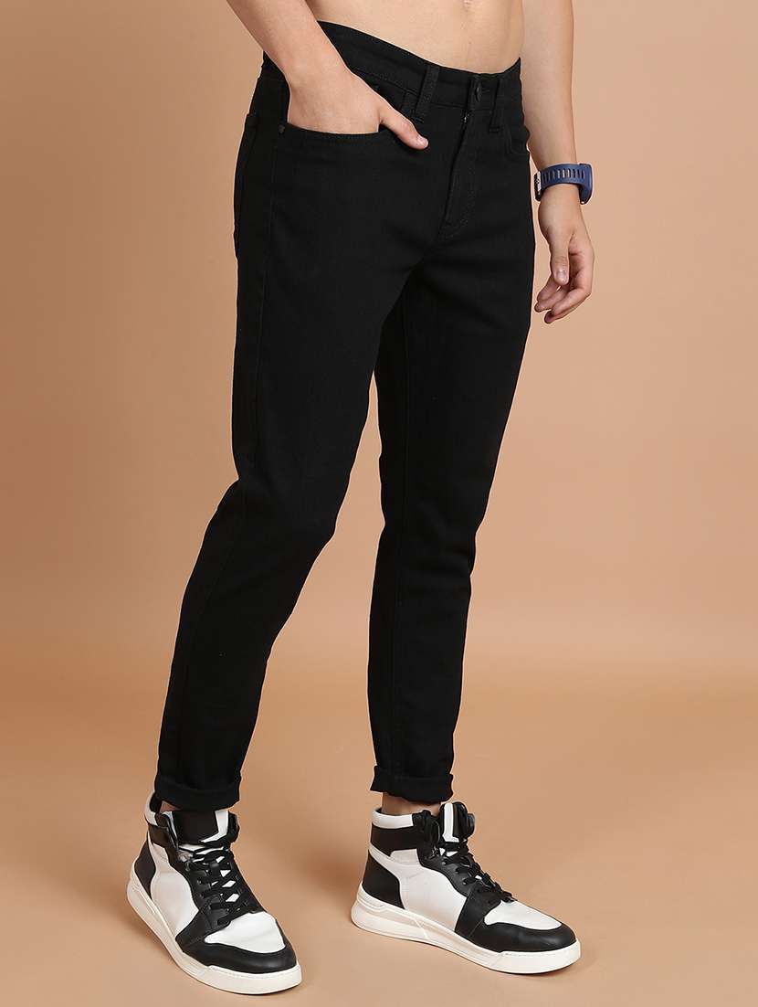 men black cotton jean - 22462926 -  Standard Image - 1