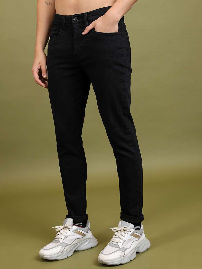 men black cotton jean - 22462930 -  Standard Image - 1