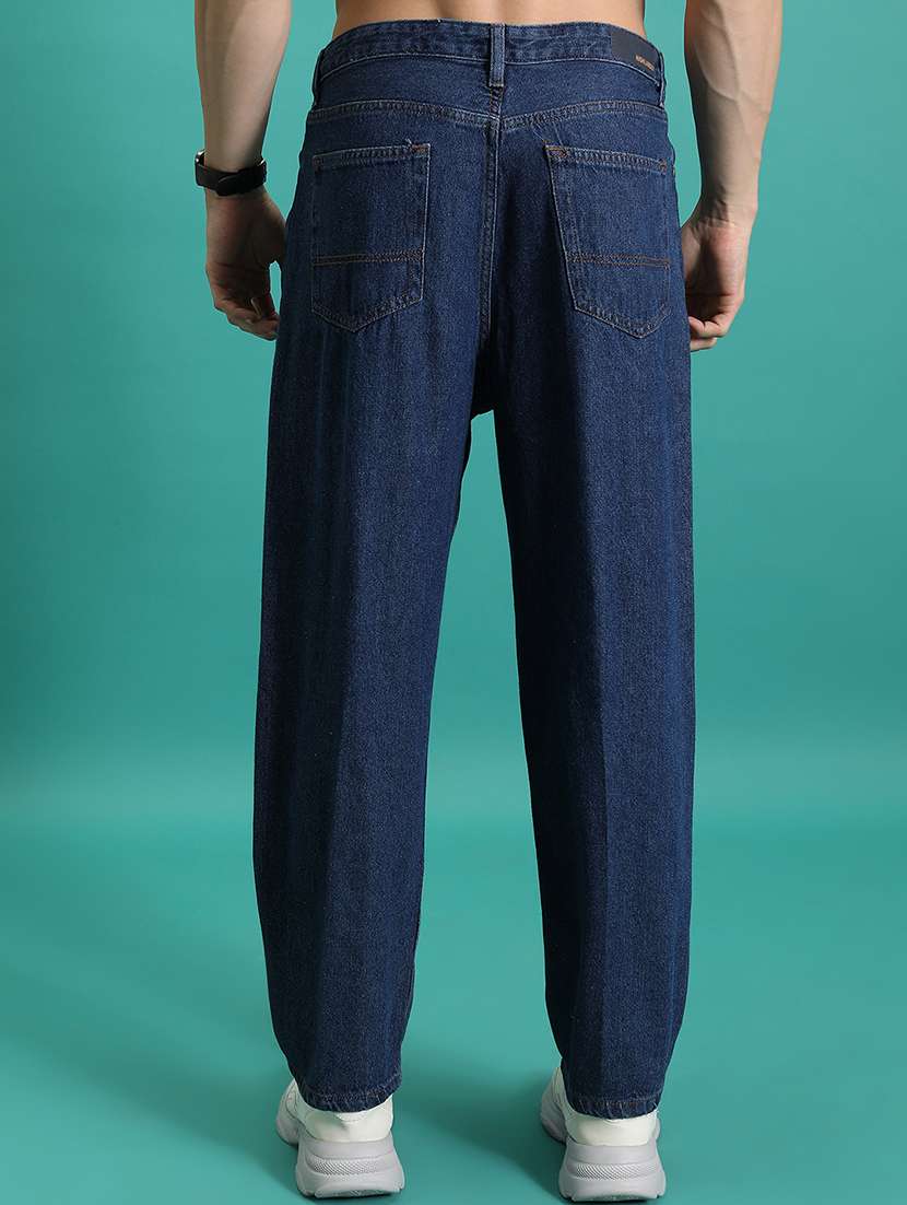 men blue cotton jean - 22462937 -  Standard Image - 4