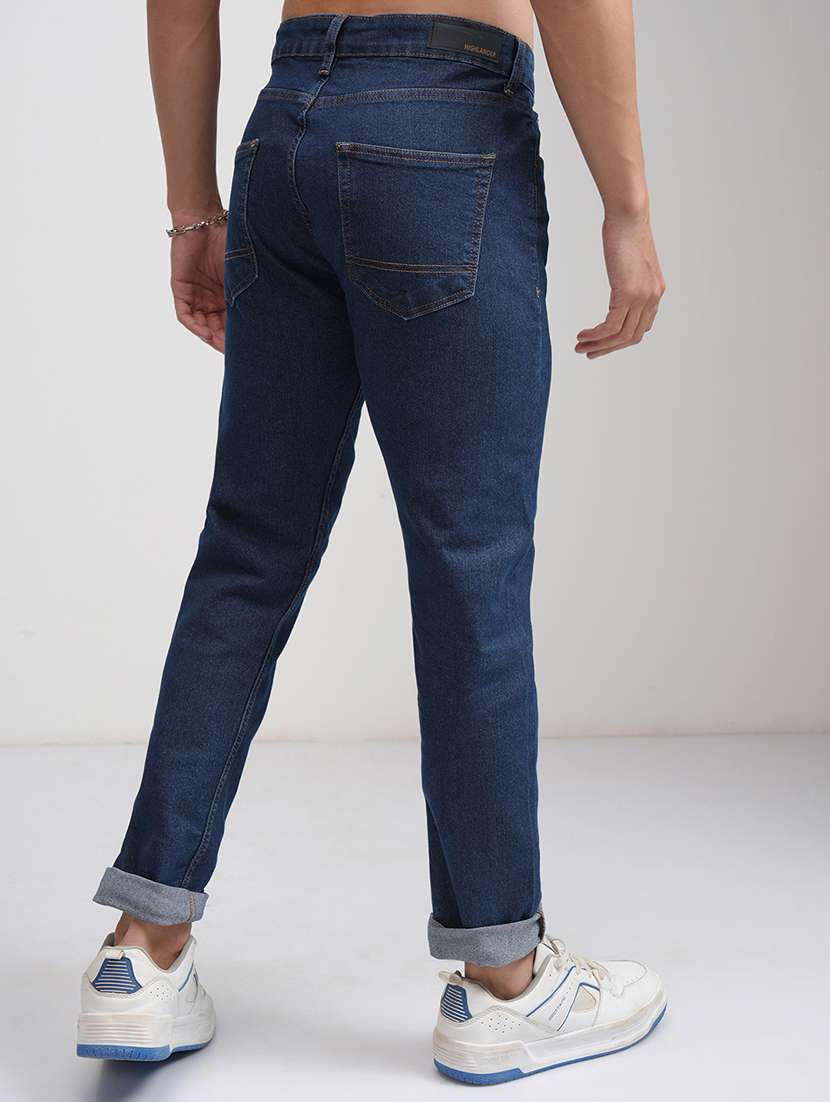 Men Blue Cotton Jean - 22462938 -  Standard Image - 4
