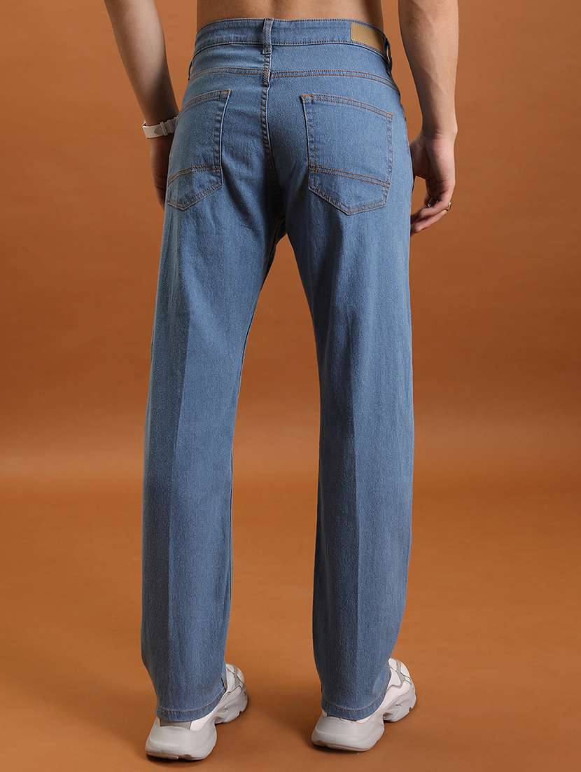 men blue cotton jean - 22462955 -  Standard Image - 4