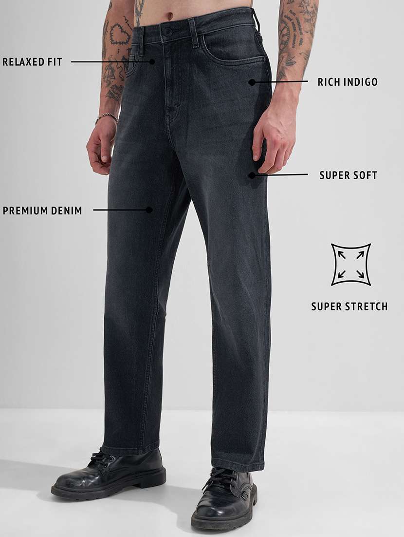 men black cotton jean - 22462962 -  Standard Image - 4