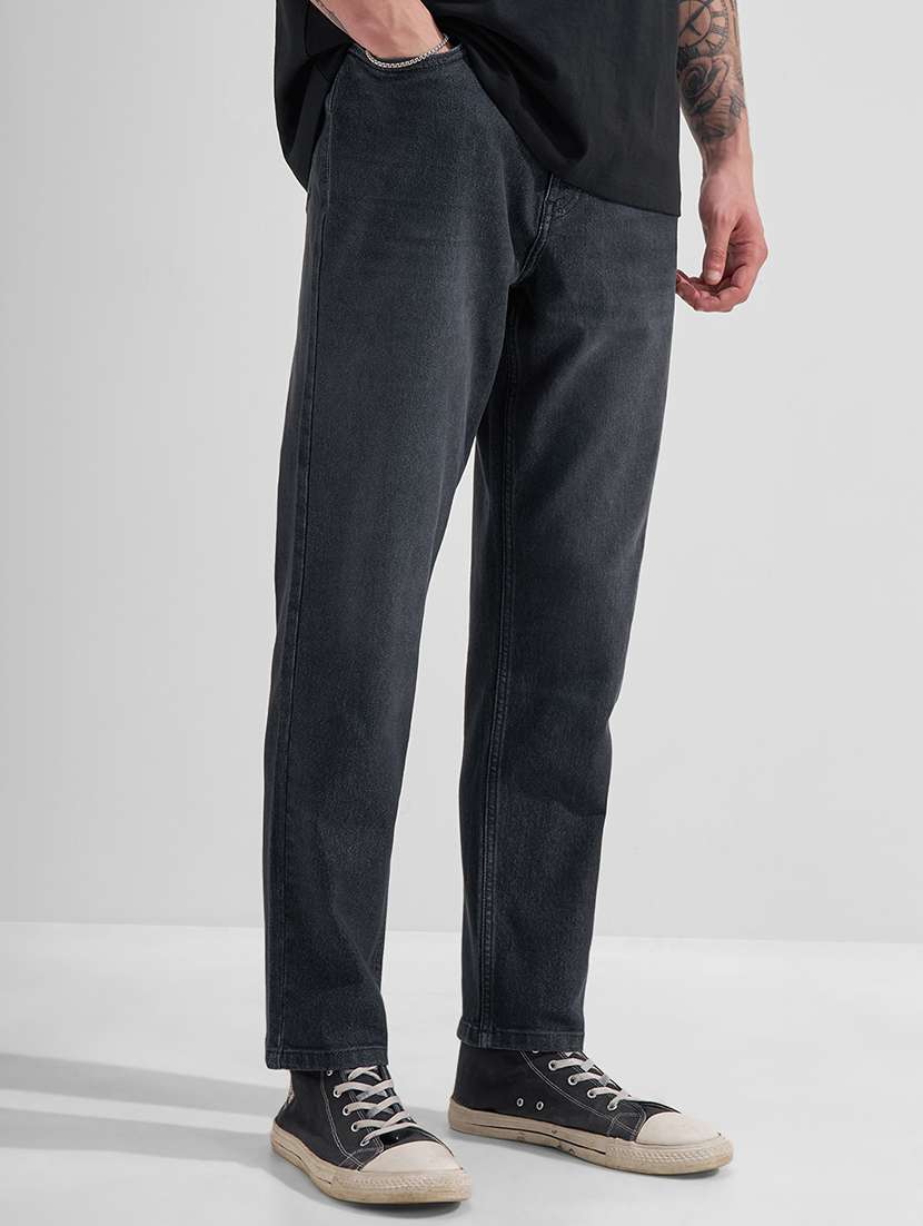 men black cotton jean - 22462963 -  Standard Image - 1