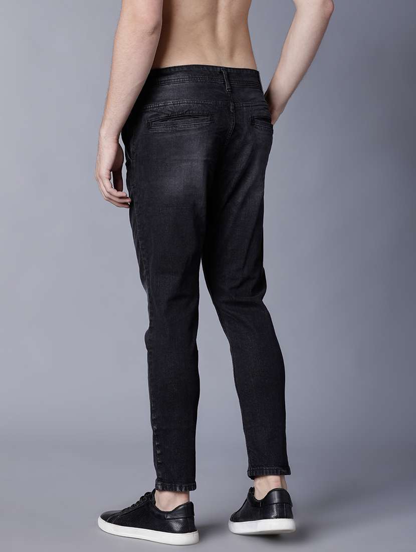 men blue cotton jean - 22462969 -  Standard Image - 4