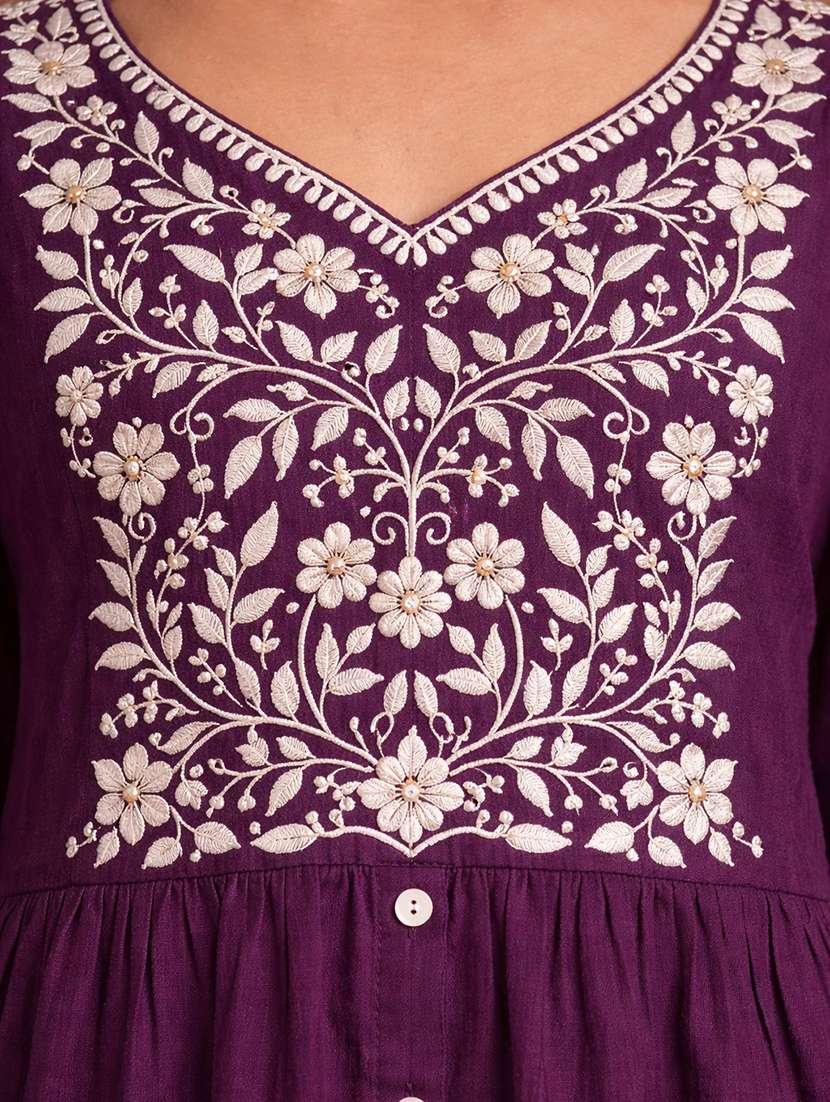 Girl Purple Cotton Blend Top & Trouser Co-ord Set - 22463229 -  Standard Image - 1