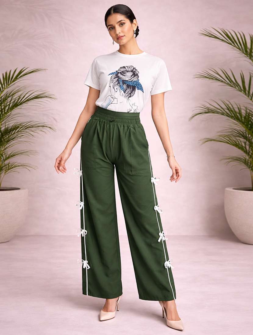women  polyester regular track pant - 22463321 -  Standard Image - 4