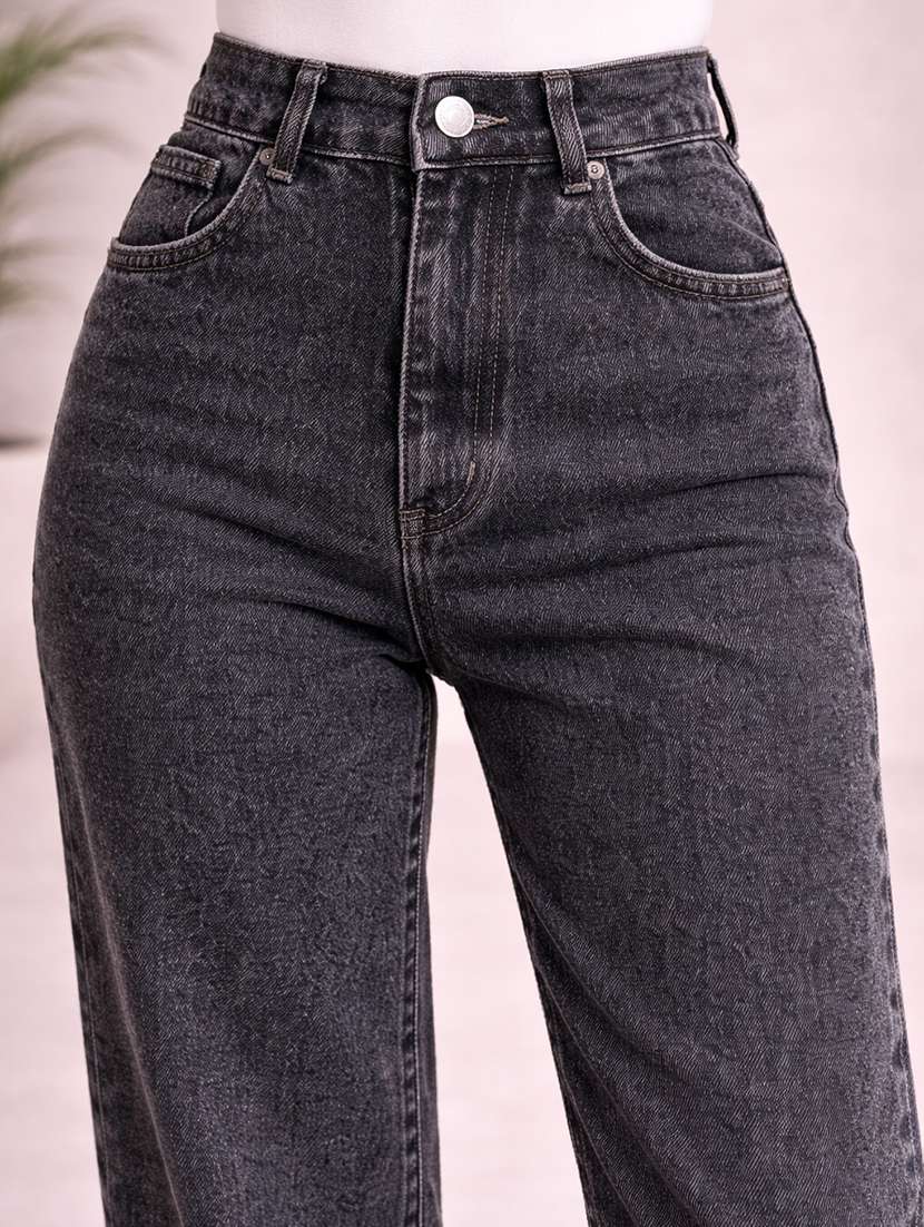 women grey denim jean - 22463384 -  Standard Image - 1