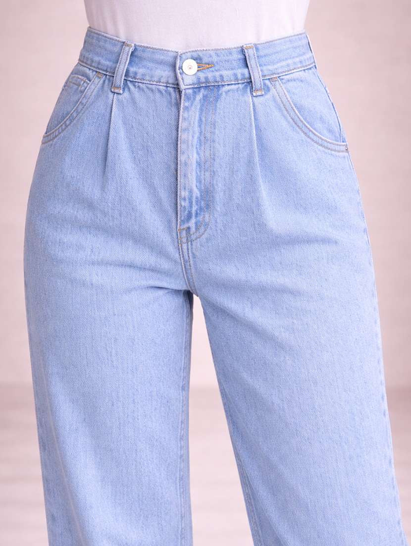 women light blue denim jean - 22463390 -  Standard Image - 1