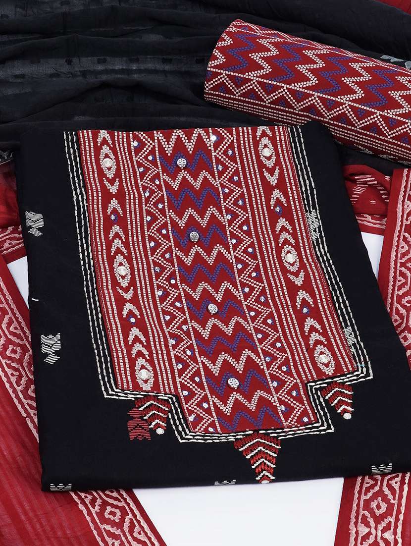 women printed unstitched suit set - 22463532 -  Standard Image - 1