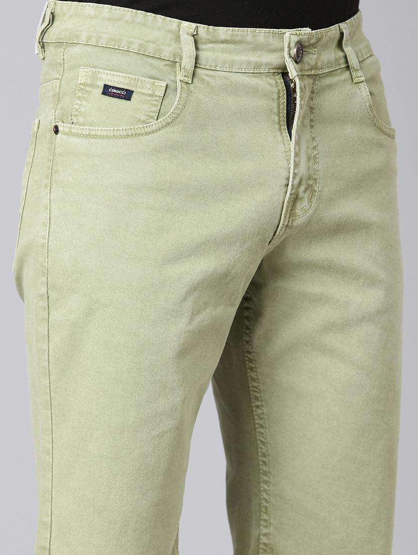 men maroon denim cargo short - 22463564 -  Standard Image - 1