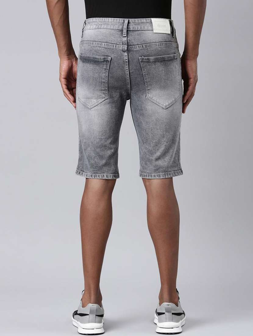 men yellow denim s short - 22463566 -  Standard Image - 4
