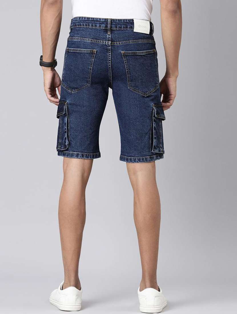 men denim cargo short - 22463568 -  Standard Image - 4