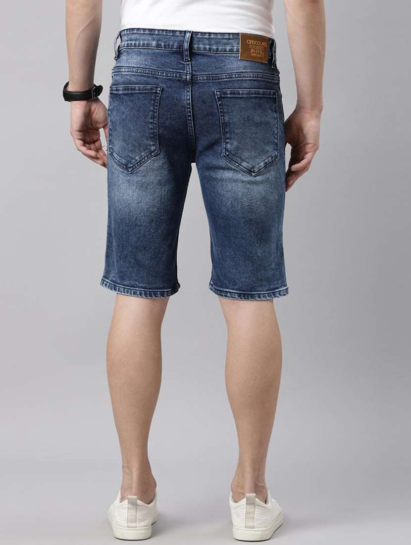 slim fit denim shorts - 22463570 -  Standard Image - 4