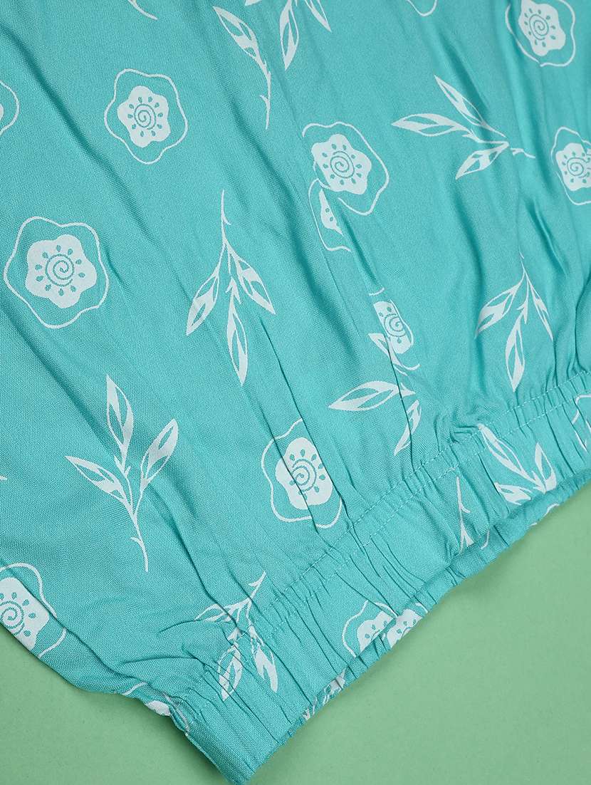 girls printed mid rise casual trouser - 22464067 -  Standard Image - 4