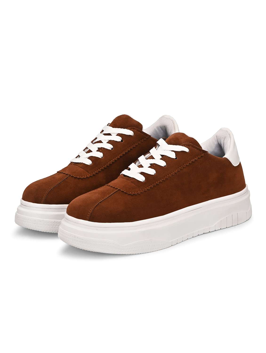Brown Synthetic Lace Up Sneakers - 22464771 -  Standard Image - 1