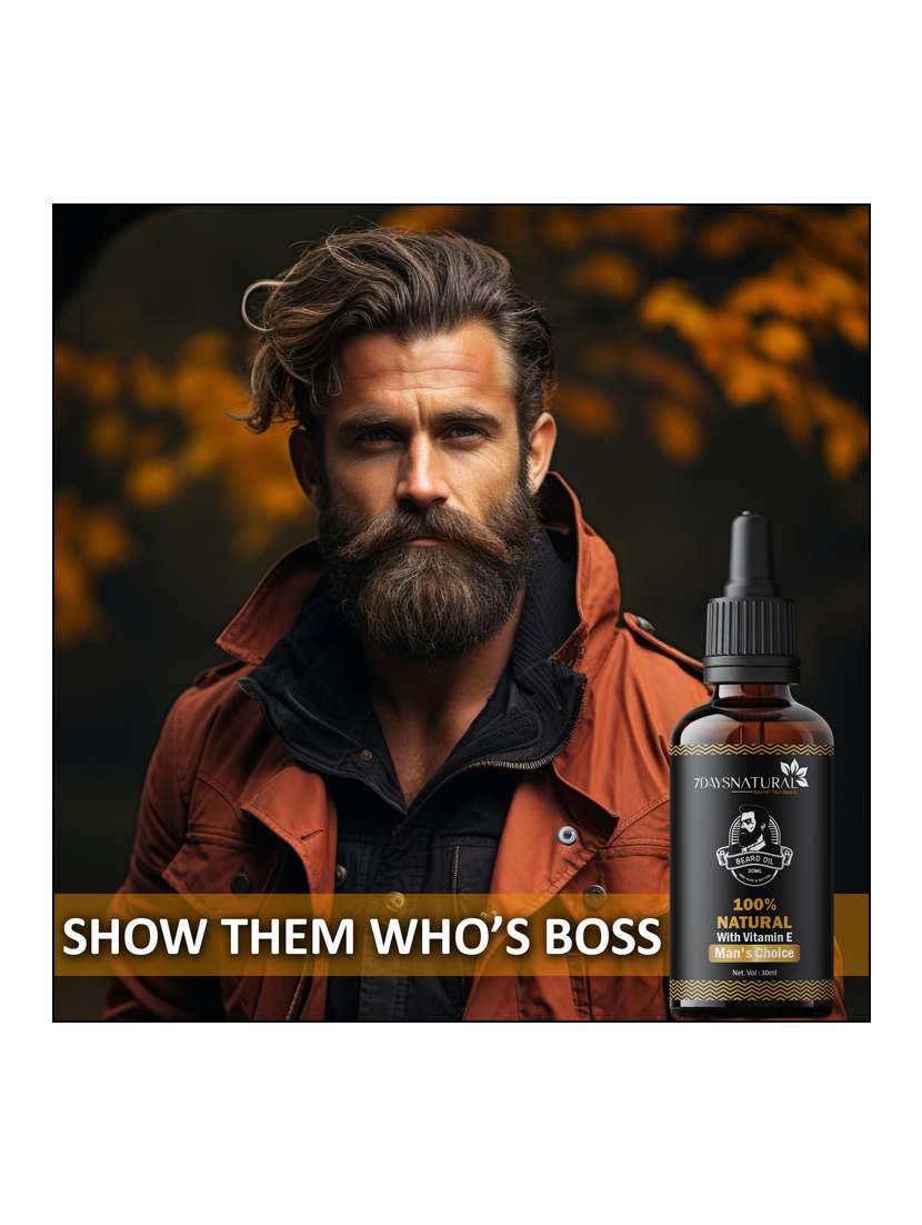 7 days beard oil for thicker & longer beard 30ml - 22464776 -  Standard Image - 4
