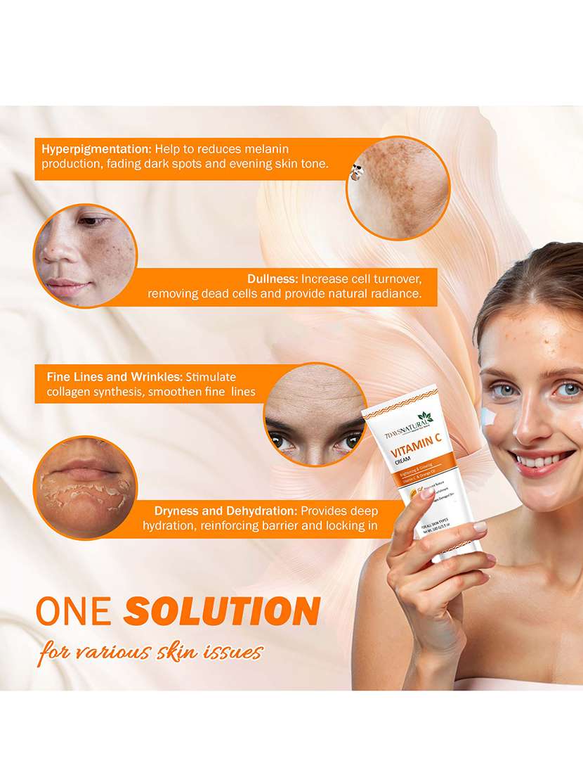 women 7daysnatural vitamin c face cream oil free for all skin types 100ml - 22464811 -  Standard Image - 4