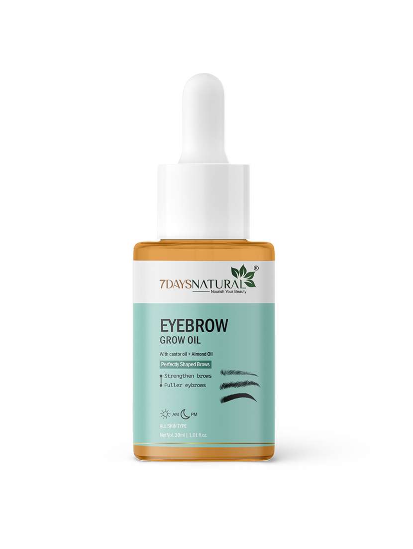 7daysnaturaleyebrow growth oil for women for fuller & thicker brows-30 ml - 22464822 -  Standard Image - 1