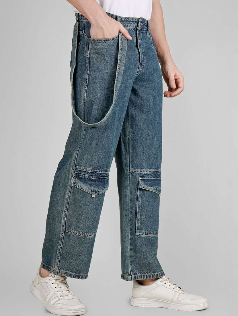 men blue denim jean - 22465070 -  Standard Image - 1