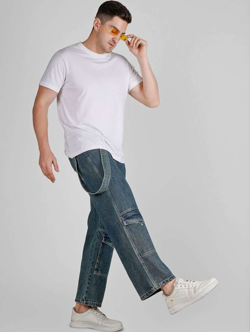 men blue denim jean - 22465070 -  Standard Image - 4
