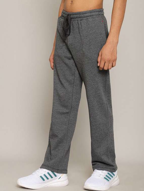 Boys Solid Grey Cotton Track Wear - 22465087 -  Standard Image - 1