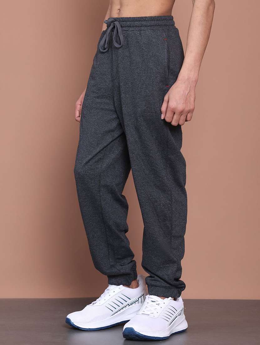 boys grey cotton blend plain jogger - 22465104 -  Standard Image - 1