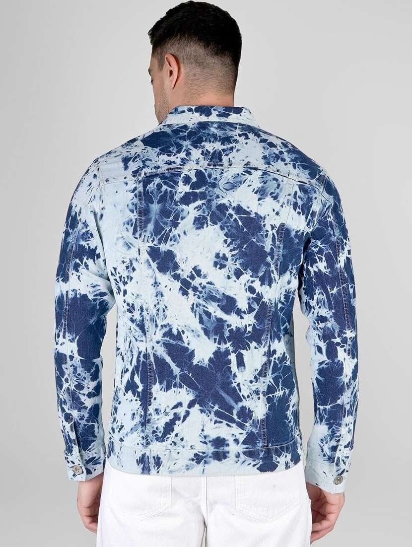 men blue denim denim jacket - 22465167 -  Standard Image - 4