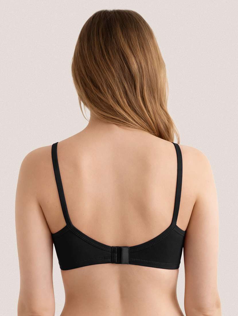 women pack of 2 solid lightly padded regular bra - 22465177 -  Standard Image - 4