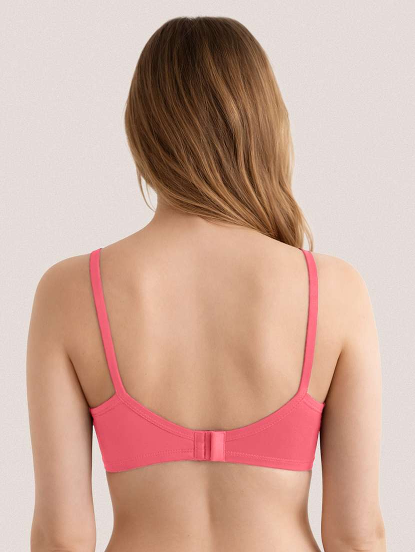 women pack of 2 solid lightly padded regular bra - 22465180 -  Standard Image - 4