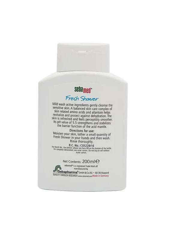 sebamed sensitive skin fresh shower - 22465181 -  Standard Image - 1