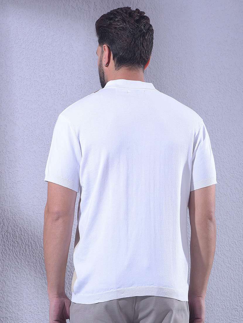 men striped short sleeve regular fit polo t-shirt - 22465269 -  Standard Image - 4