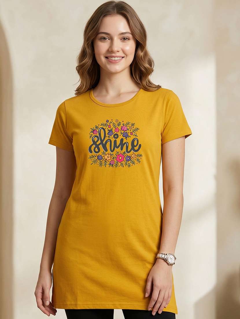 women pack of 2 printed short sleeve loungwear t-shirt - 22465380 -  Standard Image - 1