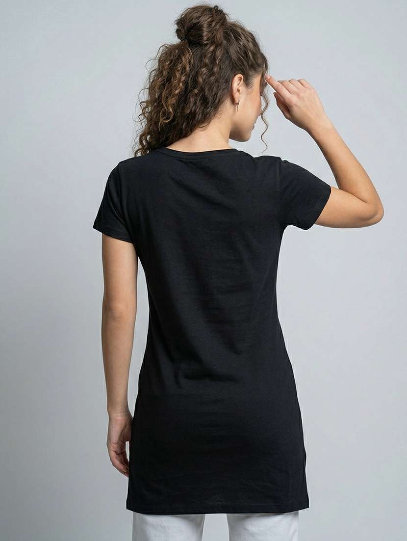 women pack of 2 printed round neck lounge-tshirt - 22465713 -  Standard Image - 4