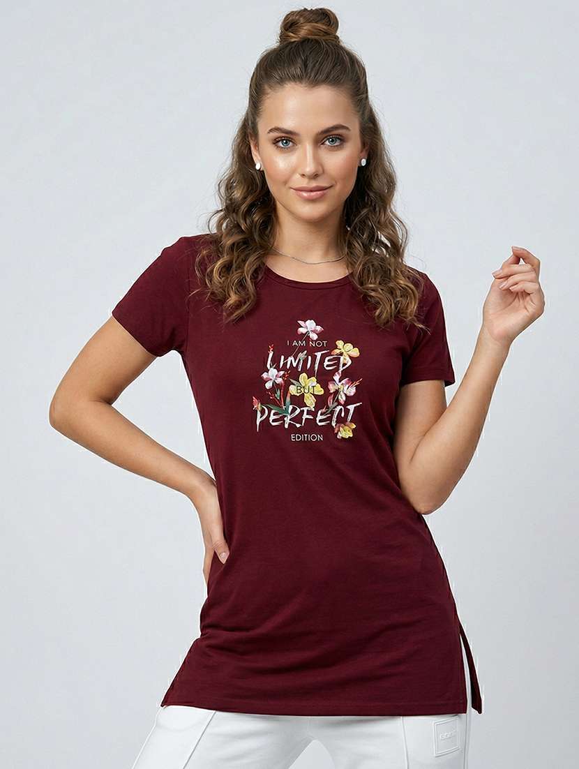 Women Pack Of 2 Printed Combo T-shirt - 22465795 -  Standard Image - 1