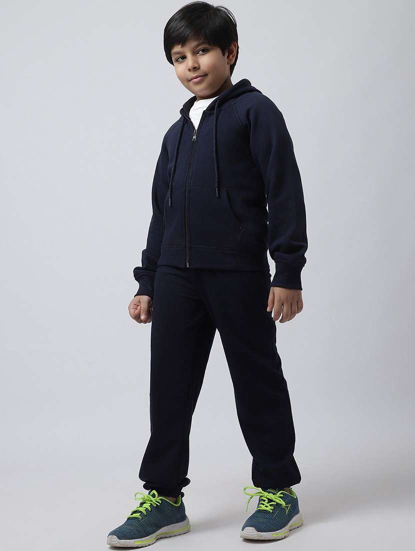 boys solid long sleeve track suit - 22466083 -  Standard Image - 1