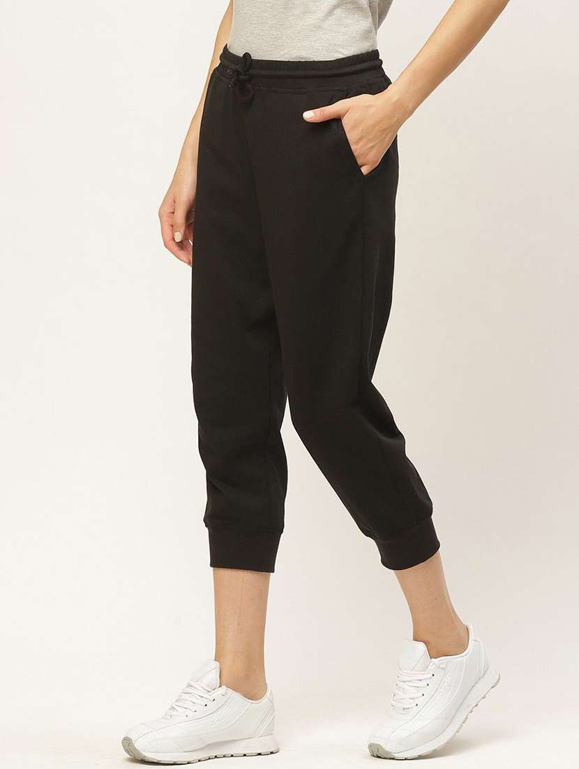 women black cotton track pant - 22466105 -  Standard Image - 1