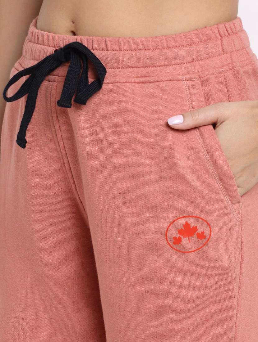 Women Pink Cotton Track Pant - 22466121 -  Standard Image - 1