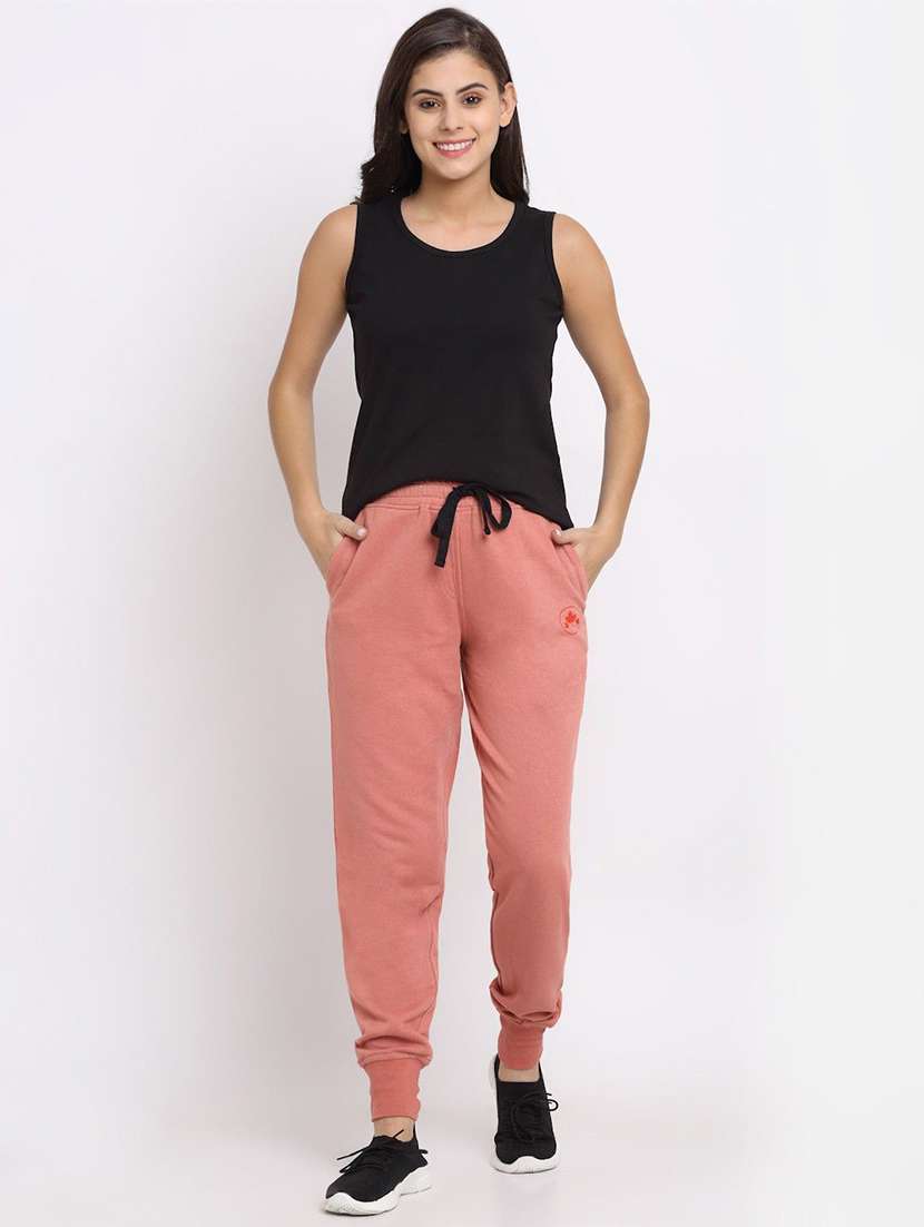 Women Pink Cotton Track Pant - 22466121 -  Standard Image - 4