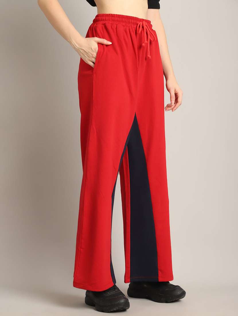  women solid track jogger 