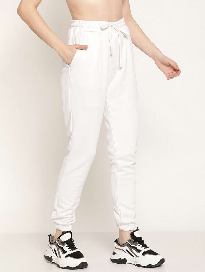 women white cotton track pant - 22466175 -  Standard Image - 1
