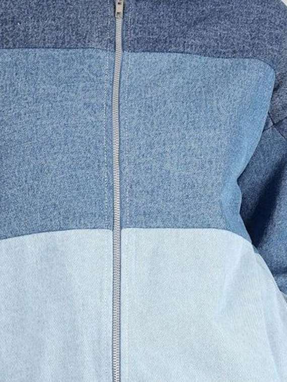 women blue denim denim jacket - 22466372 -  Standard Image - 6