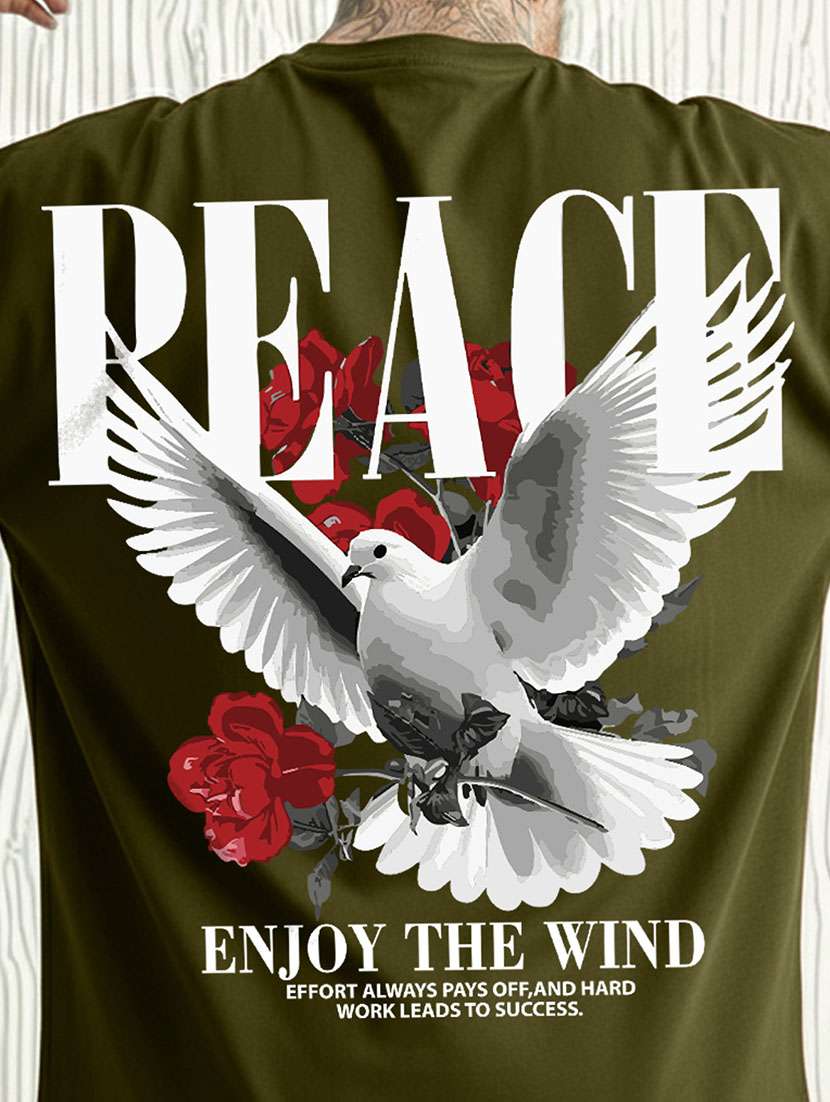 men printed short sleeve oversized t-shirt - 22466862 -  Standard Image - 4