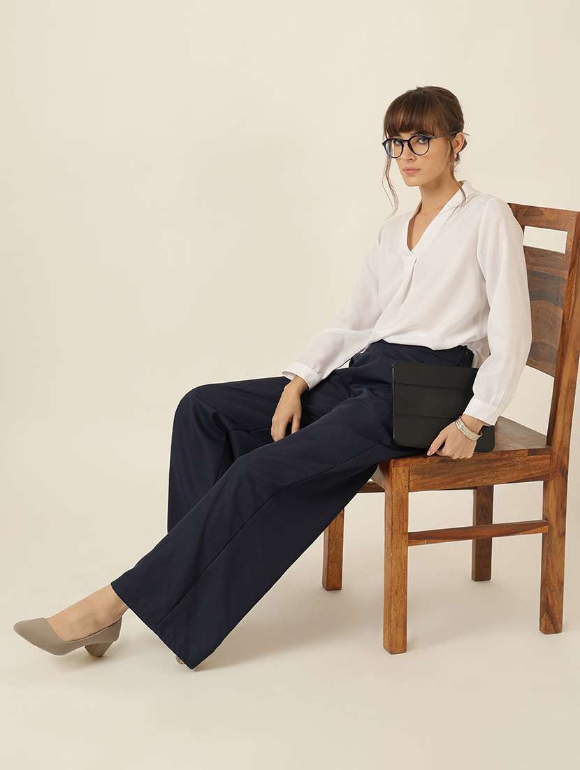 women solid long sleeve top  - 22467499 -  Standard Image - 4