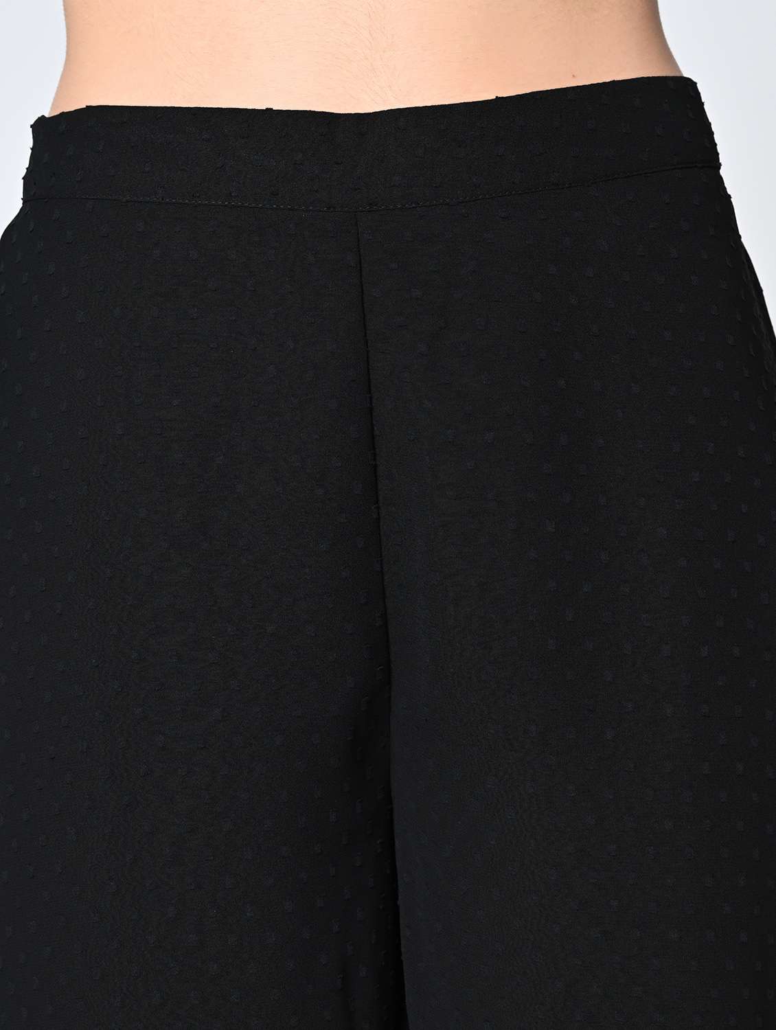 women black georgette palazzo - 22467648 -  Standard Image - 1