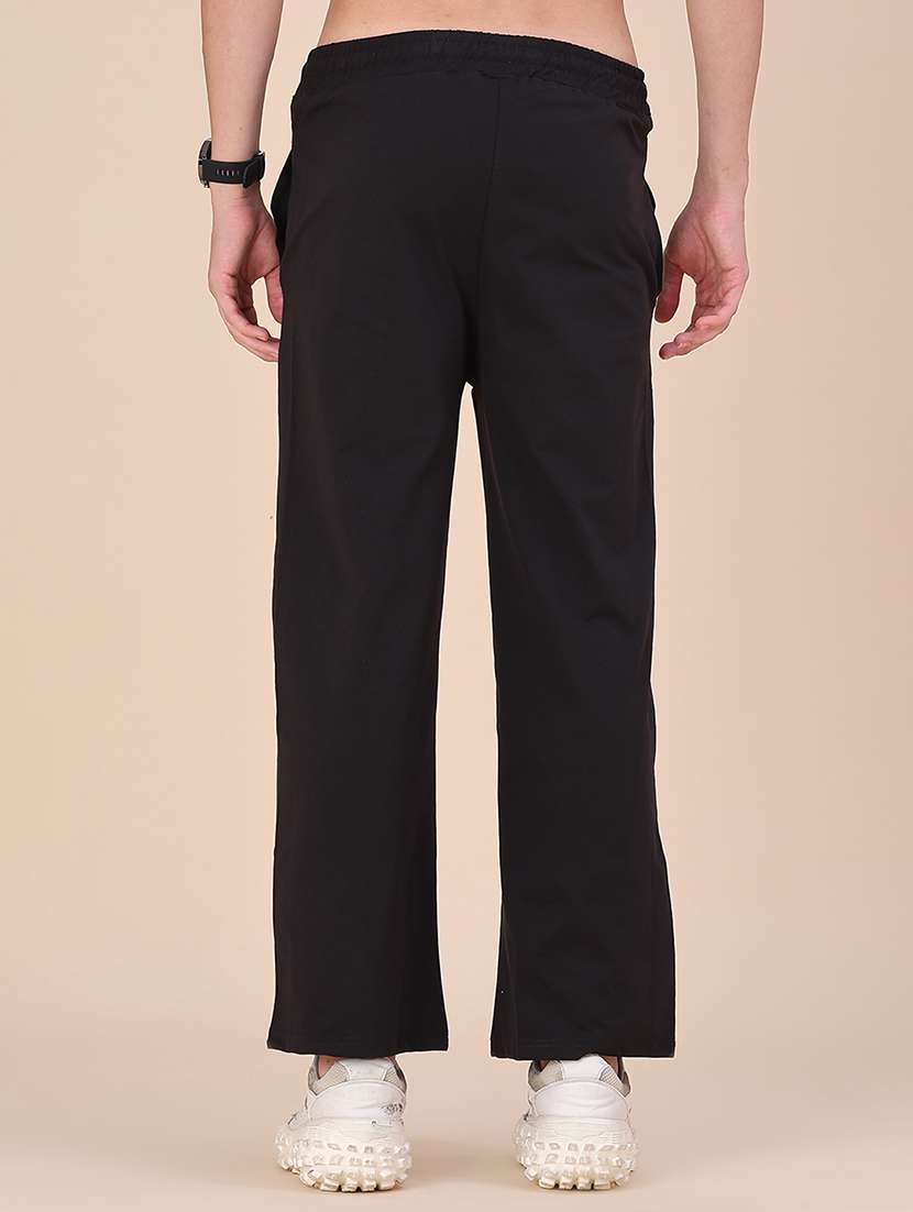 Men Solid Mid Rise Full Length Track Pant - 22467889 -  Standard Image - 4