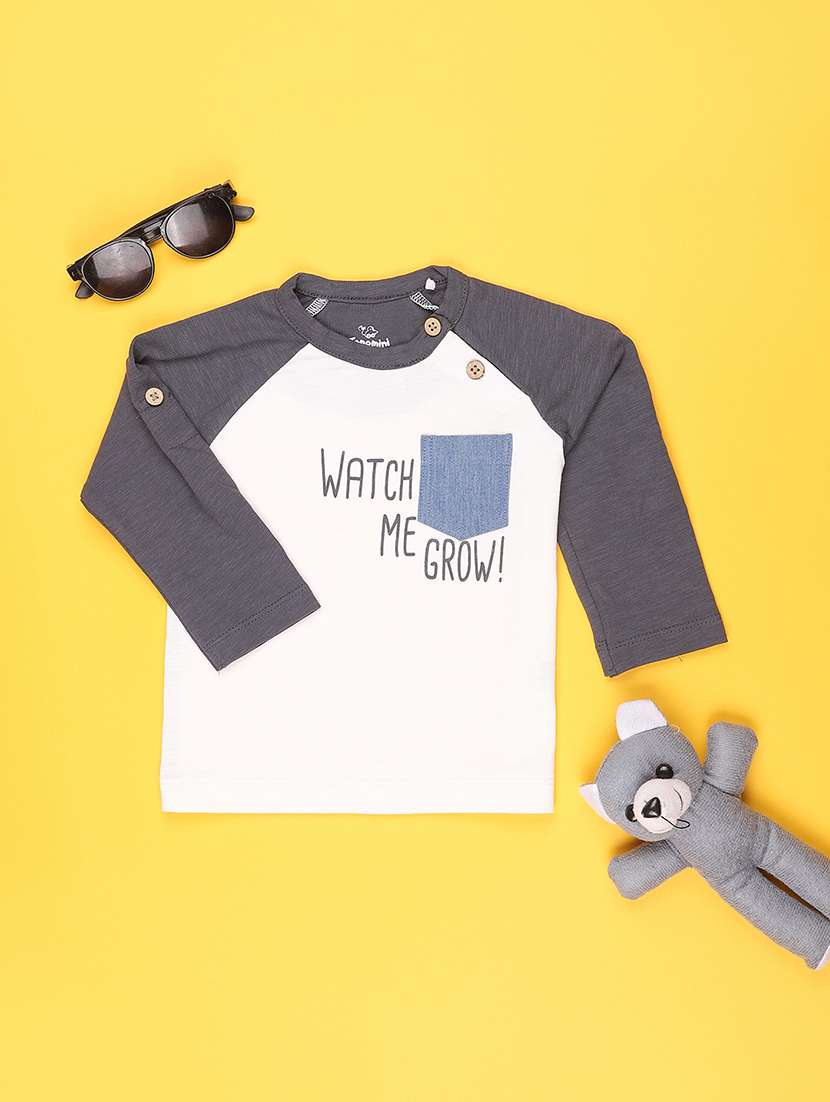 boys color block long sleeve t-shirt - 22467931 -  Standard Image - 1